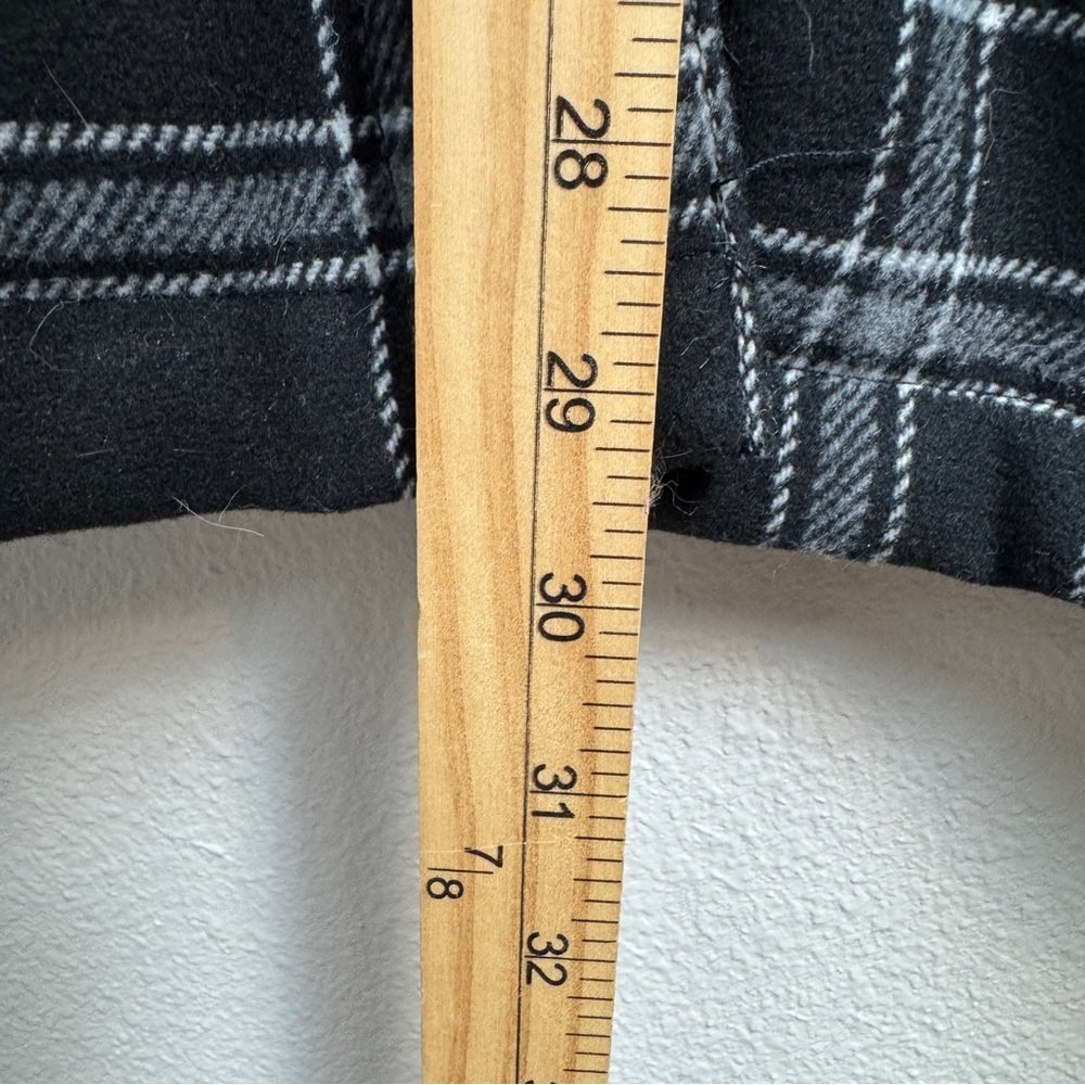 Broken Promises Warrior Black & Grey Plaid Flannel Jacket Size XL Unisex - Picture 11 of 14
